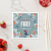 Serviette En Papier Enfants Colorful Painball Boys fête d'anniversaire (En situation)