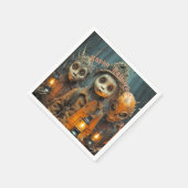 Serviette En Papier Enfants d'Halloween Déplaisants effrayants (Coin)