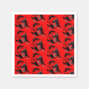 Serviette En Papier Enfants dinosaures