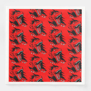 Serviette En Papier Enfants dinosaures