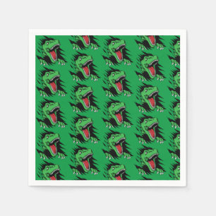 Serviette En Papier Enfants dinosaures