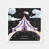Serviette En Papier Enfants Fun Circus Anniversaire (Devant)