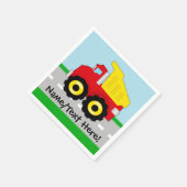 Serviette En Papier Enfants garçons Construction camion (Coin)
