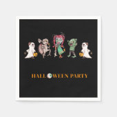 Serviette En Papier Enfants halloween éffrayant (Devant)