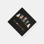 Serviette En Papier Enfants halloween éffrayant (Coin)