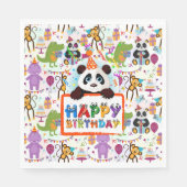 Serviette En Papier Enfants Joyeux anniversaire (Devant)
