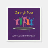 Serviette En Papier Enfants Jump & Play Trampoline Anniversaire Bash (Devant)