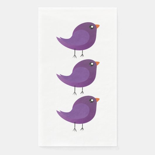 Serviette En Papier Enfants mignonette birdy (Devant)