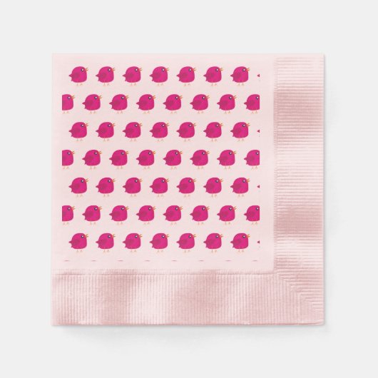 Serviette En Papier Enfants mignonette birdy (Devant)