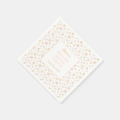 Serviette En Papier Enfants mignons "Premier voyage autour du soleil"  (Coin)