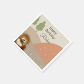 Serviette En Papier Enfants Nature Big Foot / Sasquatatard Anniversair (Coin)