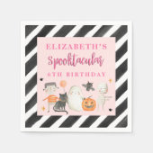 Serviette En Papier Enfants Spooktacular Halloween Anniversaire (Devant)