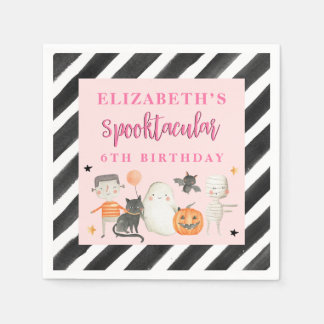 Serviette En Papier Enfants Spooktacular Halloween Anniversaire