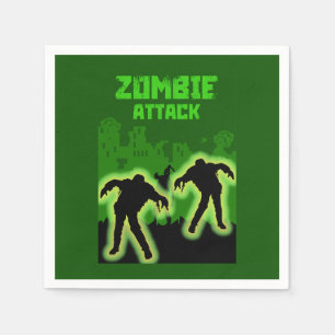 Serviette En Papier Enfants Zombie Apocalypse