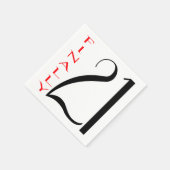 Serviette En Papier Enfin Vingt et un ans 21e anniversaire (Coin)