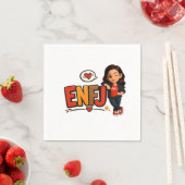 SERVIETTE EN PAPIER ENFJ (En situation)