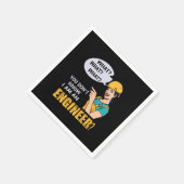 Serviette En Papier Engineer I Am An Engineer (Coin)