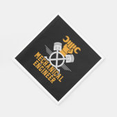 Serviette En Papier Engineer Mechanical Engineer (Coin)