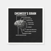 Serviette En Papier Engineers Brain Engineering (Devant)