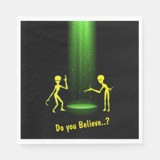 Serviette En Papier Enlèvement par des Aliens d'OVNI 👽 Y Croyez-Vous?