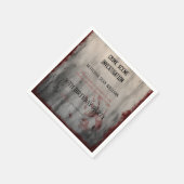 Serviette En Papier Enquête sur la scène de crime 50e anniversaire (Coin)