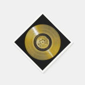 Serviette En Papier Enregistrement d'or Voyager Spacecraft (Coin)