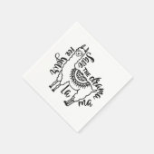 Serviette En Papier Enregistrer Le Drame Pour Votre Llama (Coin)