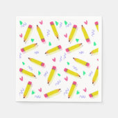 Serviette En Papier Enseignant d'art préscolaire bon fin d'année Ensei (Devant)