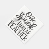 Serviette En Papier Enseignant Spooktacular - Professeur drôle Hallowe (Coin)
