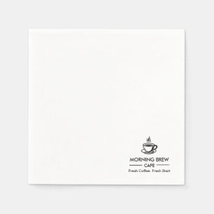 Serviette En Papier Enseigne commerciale personnalisée Café Restaurant