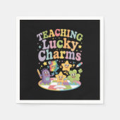 Serviette En Papier Enseigner des charmes chanceux Jour de la Saint Pa (Devant)