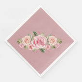 Serviette En Papier Ensemble de perfection pétale (Coin)