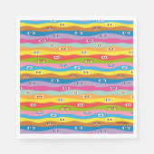 Serviette En Papier Ensemble Motif des yeux (Devant)