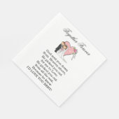 Serviette En Papier Ensemble pour toujours (Coin)