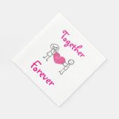 Serviette En Papier Ensemble pour toujours/Nappe de table blanche pour (Coin)