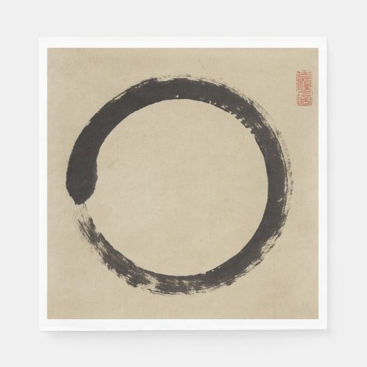 Serviette En Papier Enso par Taido Shufu (Devant)