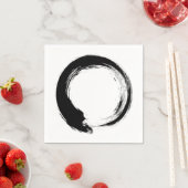 Serviette En Papier Enso Zen Circle (En situation)