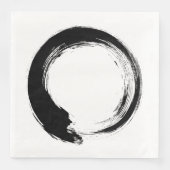 Serviette En Papier Enso Zen Circle (Devant)
