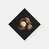 Serviette En Papier Enso Zen Circle Bonsai Tree (Coin)