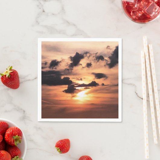 SERVIETTE EN PAPIER ENSOLEIL (En situation)