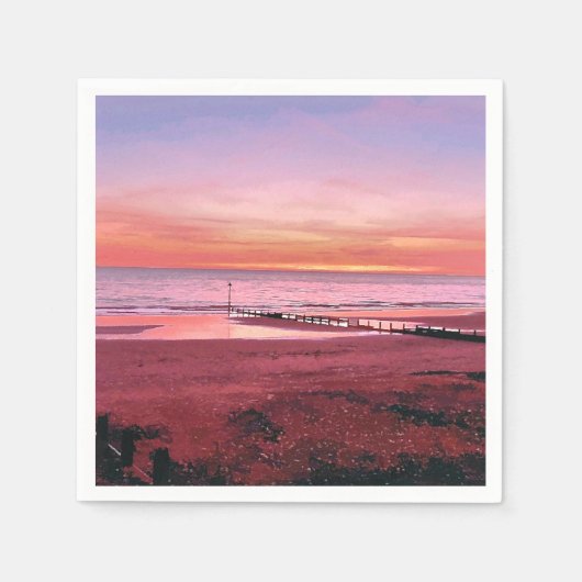 SERVIETTE EN PAPIER ENSOLEIL (Devant)