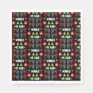 Serviette En Papier ENT Doctor Christmas