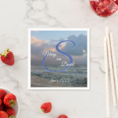 Serviette En Papier Entendre Le Mariage Des Vagues (En situation)