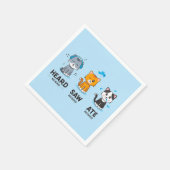 Serviette En Papier Entendu Saw Ate No Bird Party serviettes (Coin)