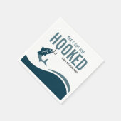 Serviette En Papier Enterrement de vie de garçon pêche drôle elle l'a  (Coin)