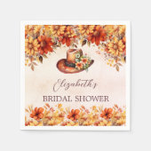 Serviette En Papier Enterrement de vie de jeune fille automne orange f (Devant)