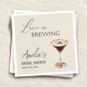 Serviette En Papier Enterrement de vie de jeune fille Espresso Martini