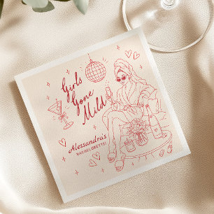 Serviette En Papier Enterrement de vie de jeune fille Girls Gone Mild