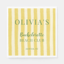 Enterrement de vie de jeune fille jaune et vert d'