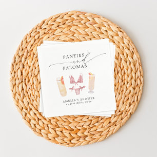 Serviette En Papier Enterrement de vie de jeune fille : lingerie et co